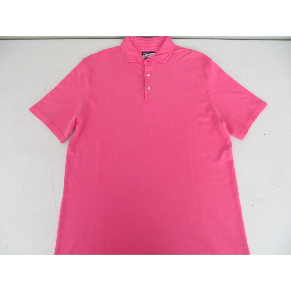 Johnnie-O Mens Medium Polo Shirt Hangin Out Short Sleeve Stretch Punch 2022